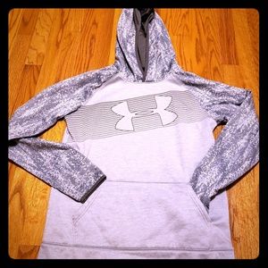 Gray Under Armour Hoodie